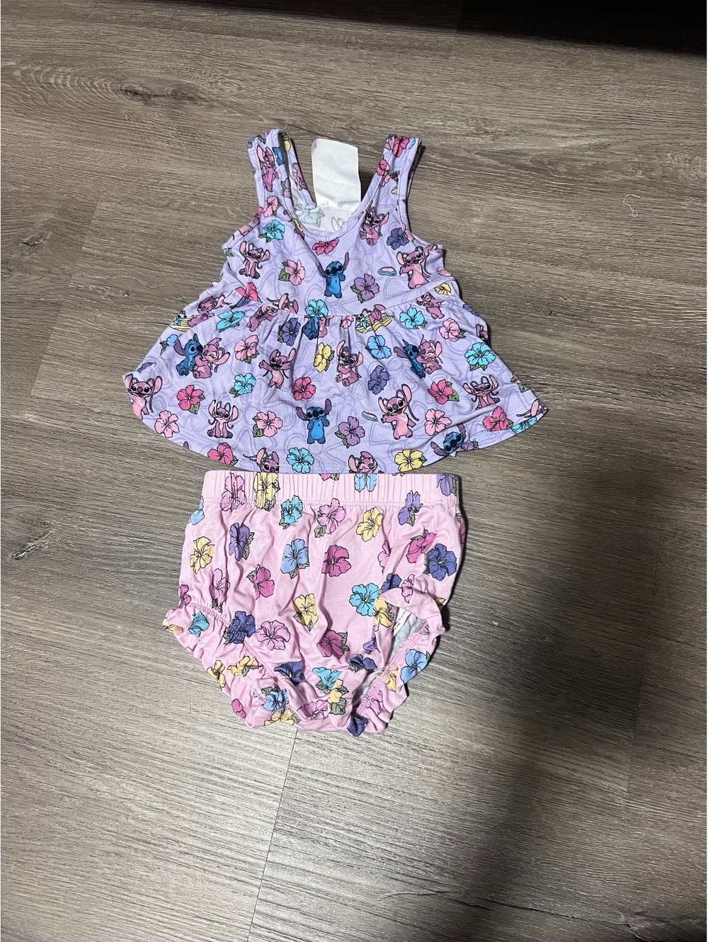 Posh Peanut Disney Stitch 2 piece outfit with bloomers